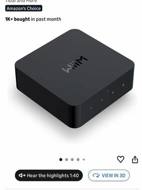 Wiim Pro Hi-Res Audio Streamer - White